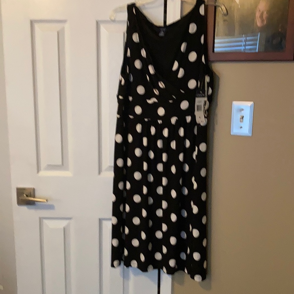 Chaps extra large sleeveless dress new